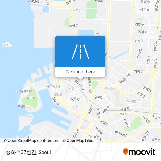 송화로37번길 map