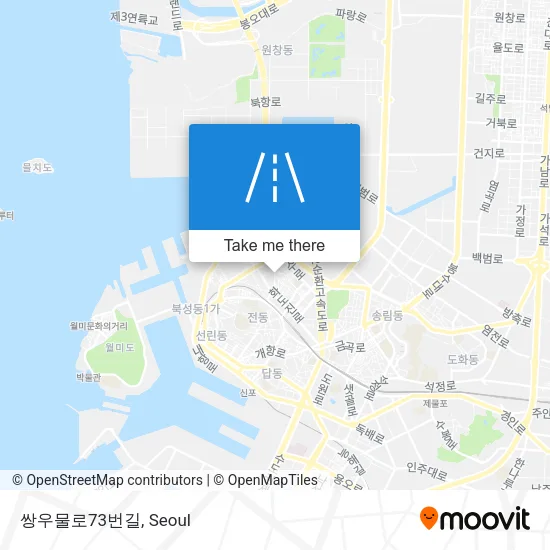 쌍우물로73번길 map