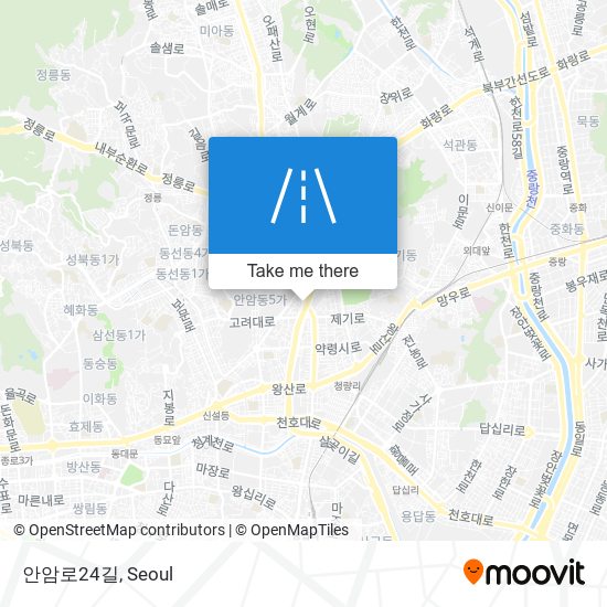 안암로24길 map