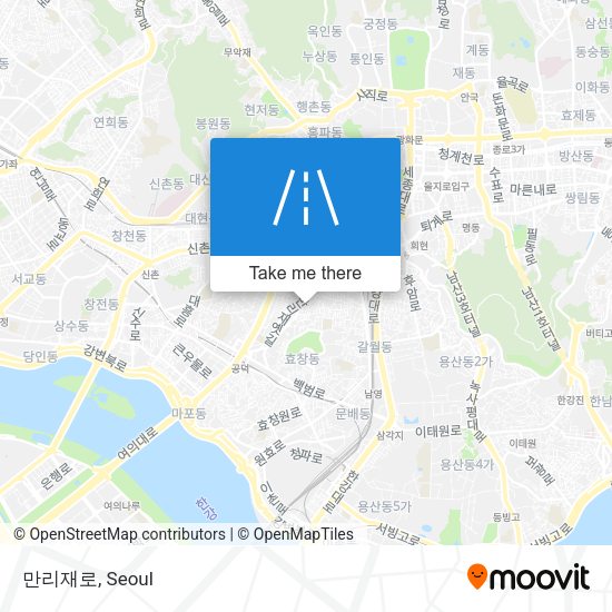 만리재로 map