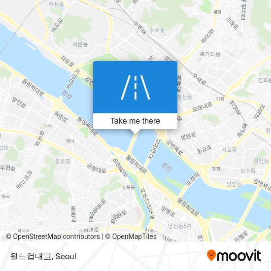 월드컵대교 map