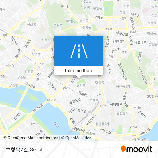 효창목2길 map