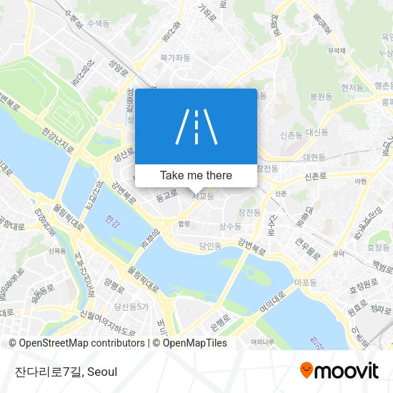 잔다리로7길 map