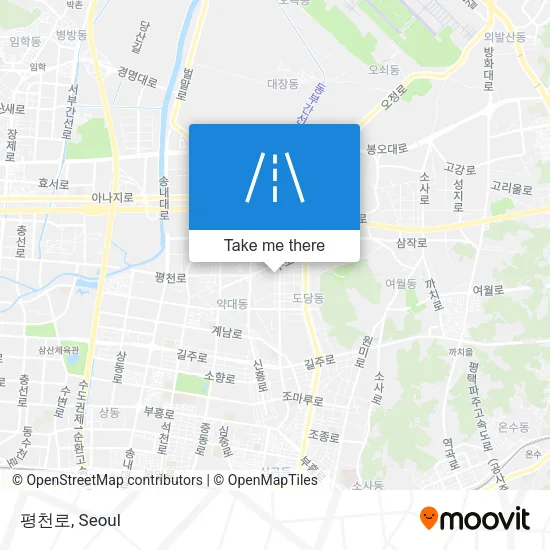 평천로 map