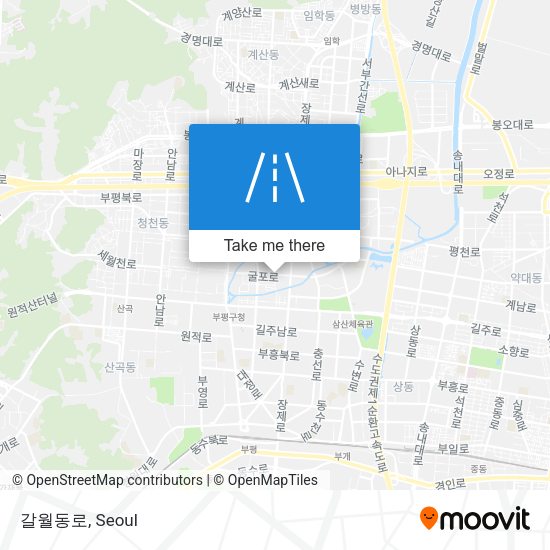 갈월동로 map
