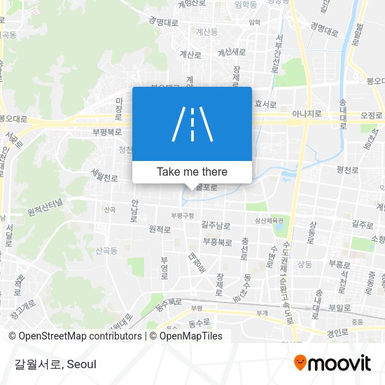 갈월서로 map