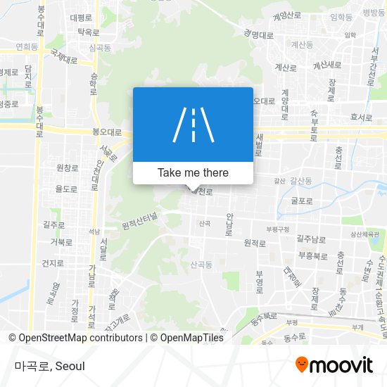 마곡로 map