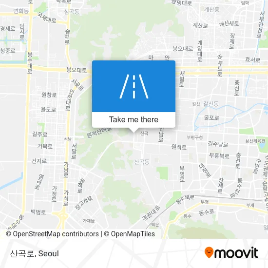 산곡로 map