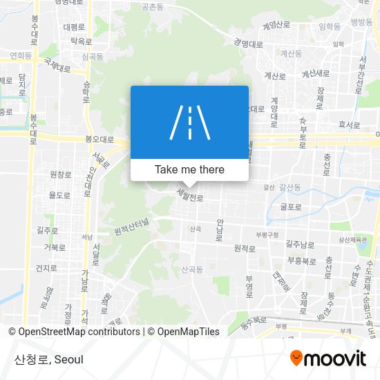 산청로 map