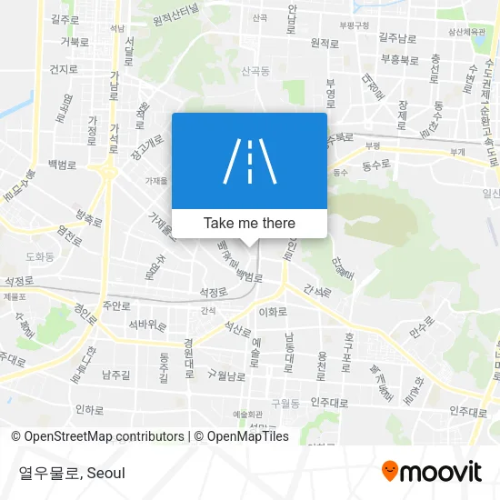열우물로 map