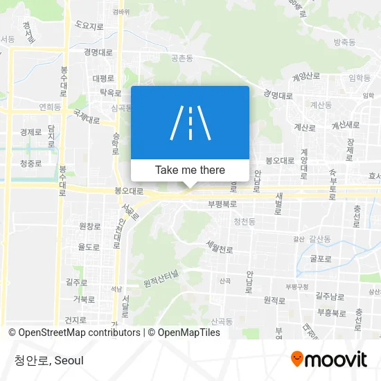 청안로 map