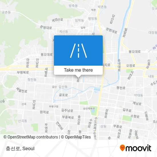 충선로 map