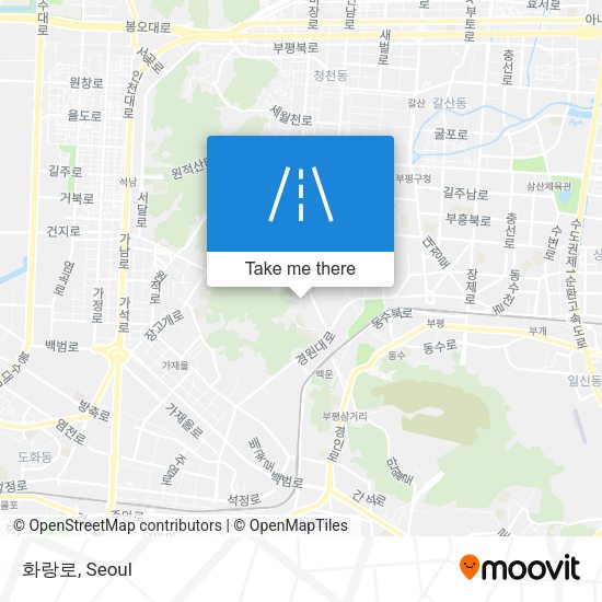 화랑로 map
