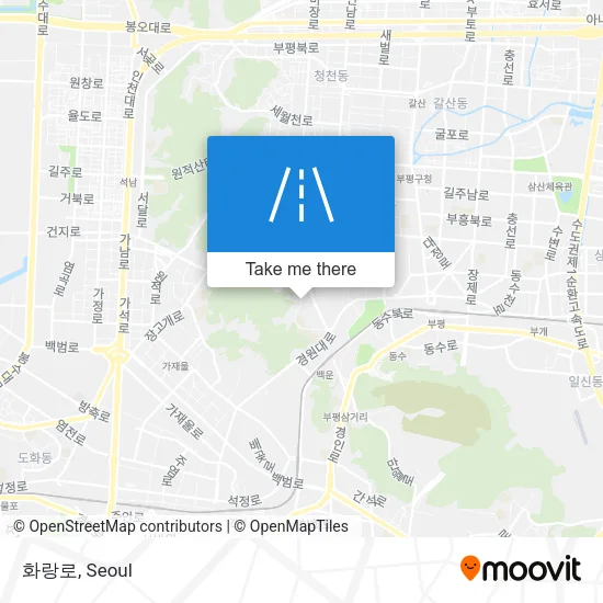 화랑로 map