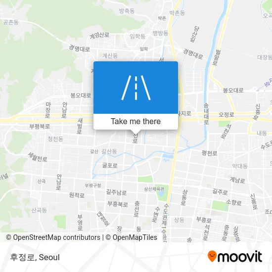 후정로 map