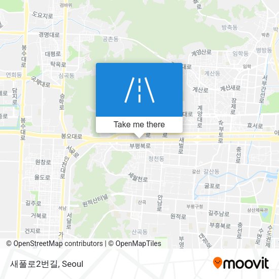 새풀로2번길 map