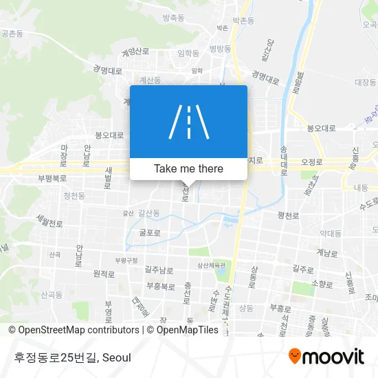 후정동로25번길 map