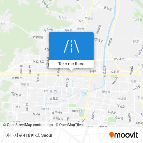 아나지로418번길 map