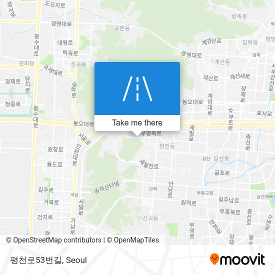 평천로53번길 map