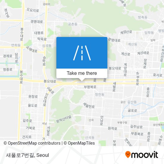 새풀로7번길 map
