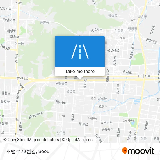 새벌로79번길 map