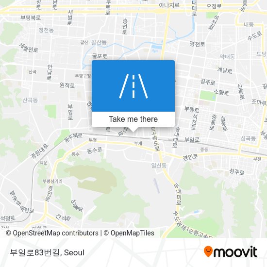 부일로83번길 map