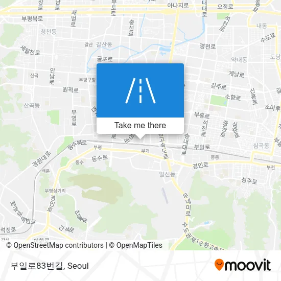 부일로83번길 map