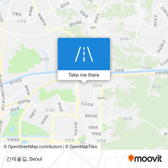 간재울길 map