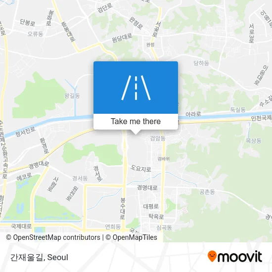 간재울길 map