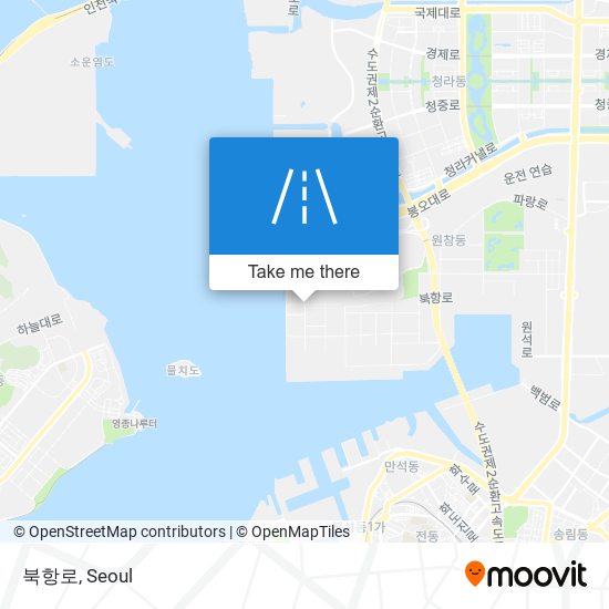 북항로 map