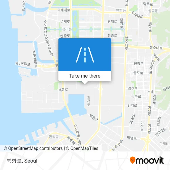북항로 map