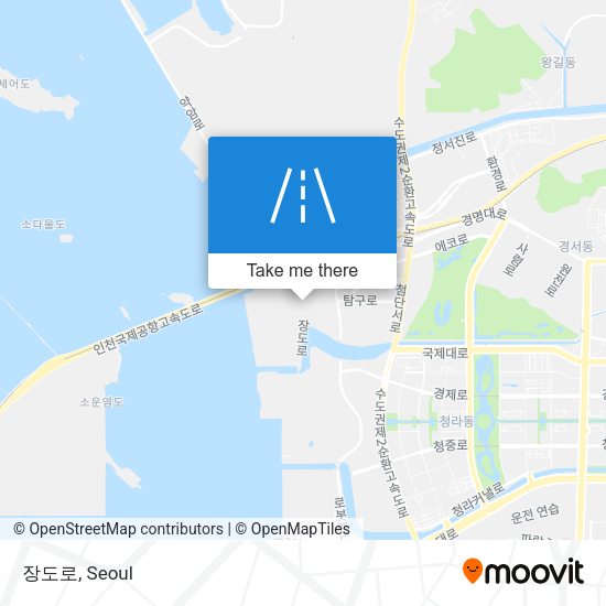 장도로 map