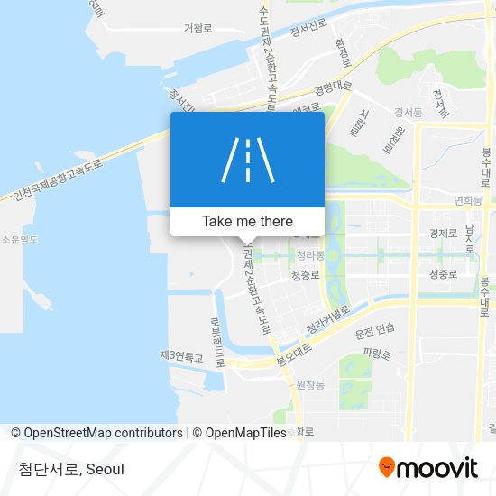 첨단서로 map