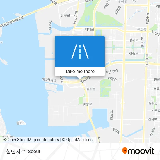 첨단서로 map