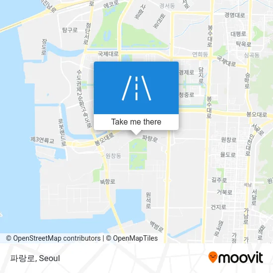 파랑로 map