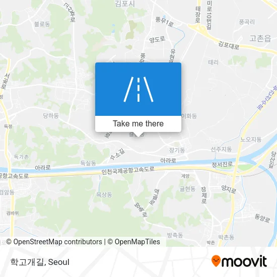 학고개길 map
