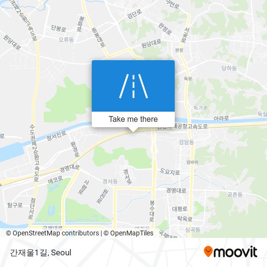 간재울1길 map