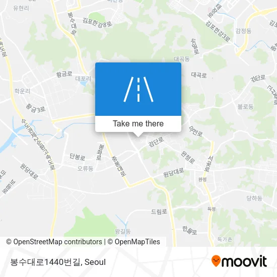 봉수대로1440번길 map