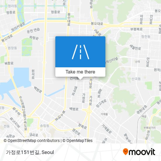 가정로151번길 map