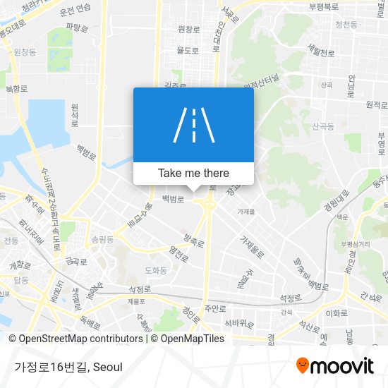 가정로16번길 map