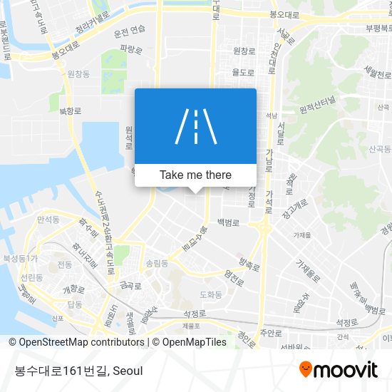 봉수대로161번길 map