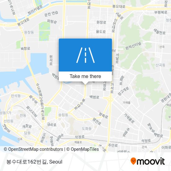 봉수대로162번길 map