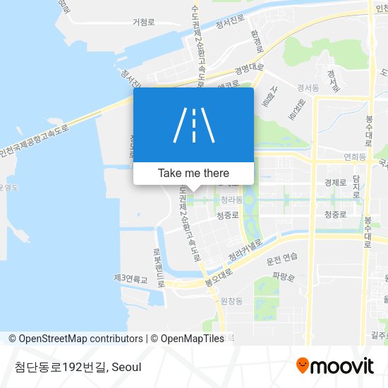 첨단동로192번길 map