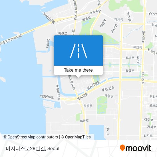 비지니스로28번길 map