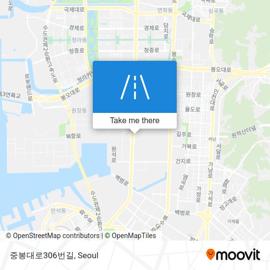 중봉대로306번길 map