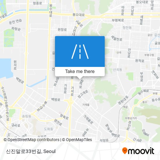 신진말로33번길 map