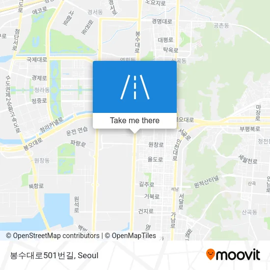 봉수대로501번길 map