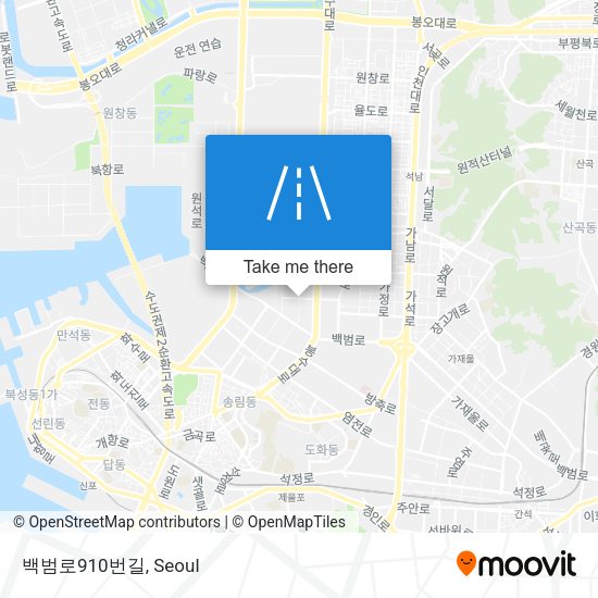 백범로910번길 map