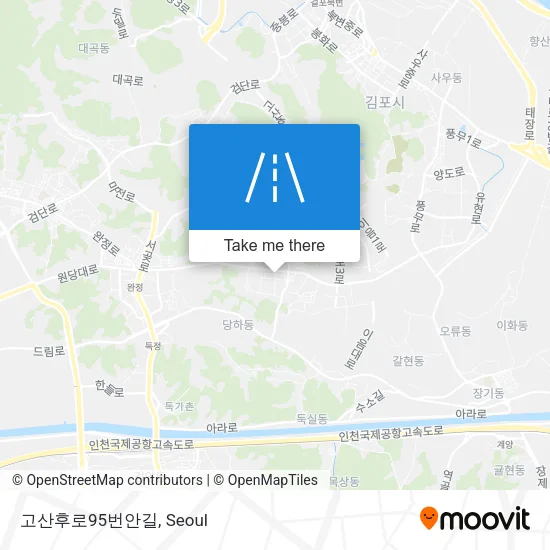 고산후로95번안길 map