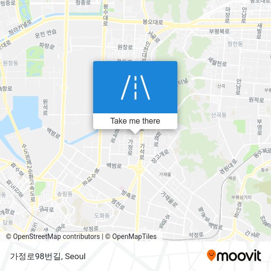 가정로98번길 map